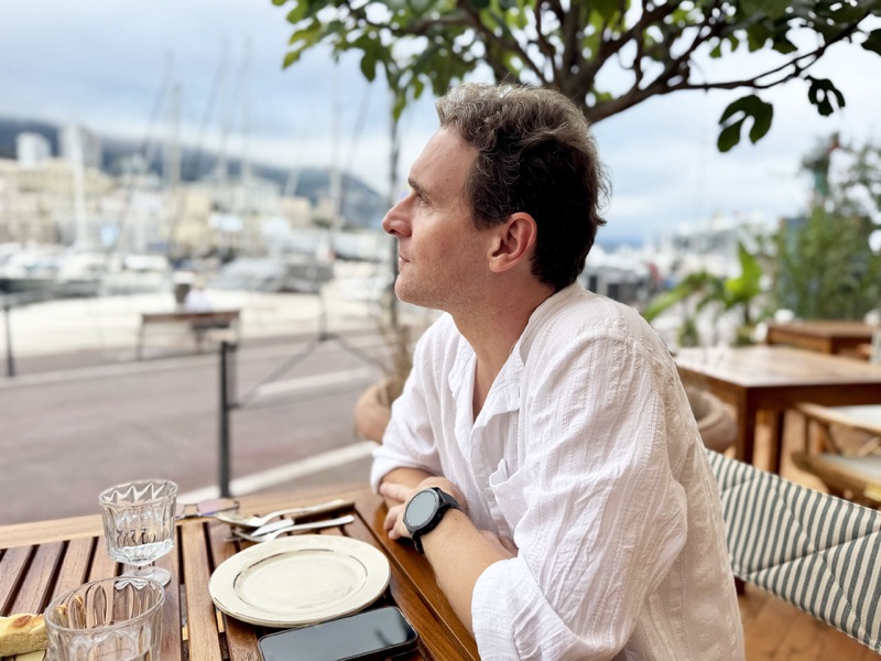 Daniel Branco — contemplative profile by a harbor